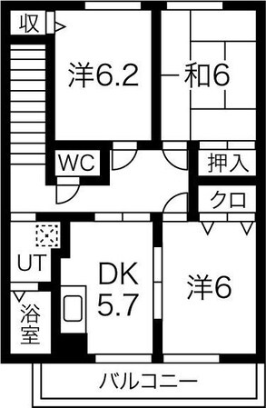 ハイステージアンの物件間取画像